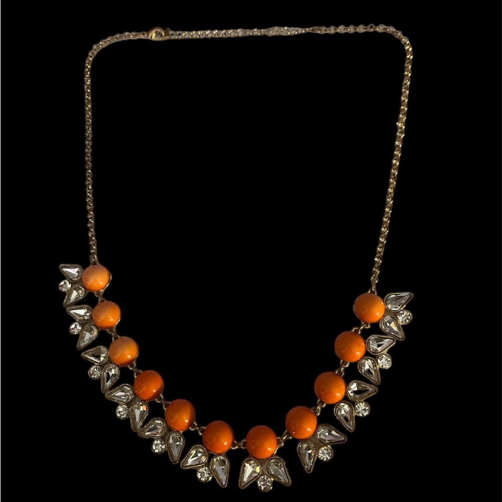 Crystal and Bead Angel Necklace